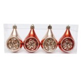 2021 New Design High Sales Christmas ball water drop For Holiday Wedding Party Decoration Supplies Hook Ornament Craft Gifts