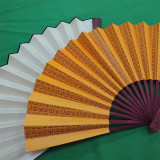 Great quality Chinese style paper fan color printing folding fan customized logo paper fan