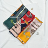 High Quality Spring Winter Silk Scarf for Women Female Luxury Brand 100% Silk Korean Version Ladies Shawl Hijab Scarves
