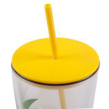 Custom Logo 26Oz Double Walled Ps Insulated Gliiter Plasitic Wine Cup With Hand