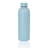 New Product Baby Blue Portable Reusable  Insulation Stainless Steel Coffee  Cup Narrow-mouth Bottle Mugs Beer mugs Drink Bottle