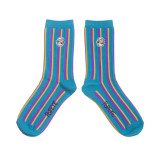 Cartoon Illustration Socks Plaid Color Cute Autumn And Winter Thickening Men's Socks Women's Socks