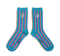 Cartoon Illustration Socks Plaid Color Cute Autumn And Winter Thickening Men's Socks Women's Socks