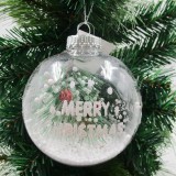 2021 New Design High Sales Christmas PET ball  For Holiday Wedding Party Decoration Supplies Hook Ornament Craft Gifts