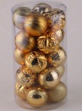 8cm wholesale factory directly sale cheap plain plastic Christmas ball decoration