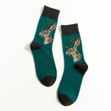 Cartoon Cotton Funny Couple Socks Street Sport Style Sweat Absorption Casual Lovers Socks