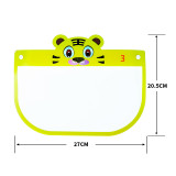 Fashion Cute Dust-proof Face Shield Full Kids Face Shield Splash-proof Children Cartoon Ce Pet+sponge+elastic Band Class I PET