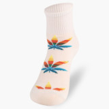 2021 New Maple Leaf Long Socks Cotton Skateboard Hemp Leaves Socks Trend Korean Street Harajuku Sports Socks