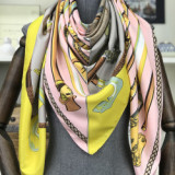 High Quality Spring Winter Silk Scarf for Women Female Luxury Brand 100% Silk Korean Version Ladies Shawl Hijab Scarves