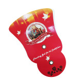 Promotional gift 3d Plastic hand fans custom printed logo Pp hand held fans for idol