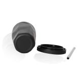 Hot-selling 17oz gradient color cup diamond-shaped vacuum flask stainless steel double-layer water cup with straw