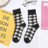 Autumn and Winter New Socks Female High Tube Korean Style Ladies Cotton British Style High Tube Socks Japanese Cotton Socks