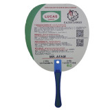 Selling colorful printed handle fan customized printed plastic hand fan unique plastic promotional fan