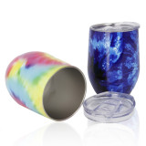 12oz Double Wall Stainless Steel Insulated Bottle Vuccum Flask Insulate Metal Water Egg Car Mugs Bottle Wine Tumbler