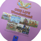 Good quality advertising plastic hand fan printed plastic pvc fan fashion customized hand fan