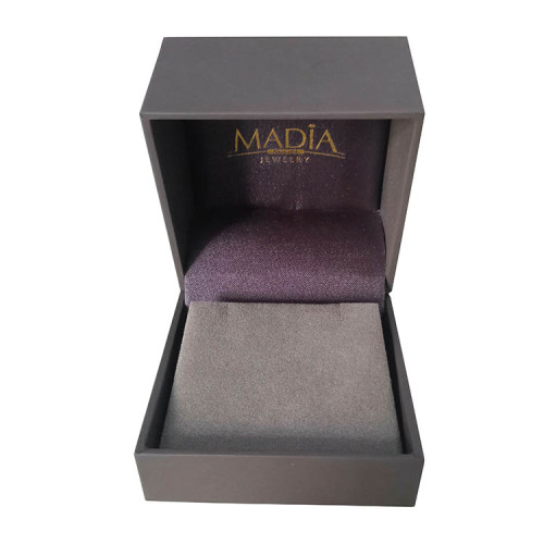 High Quality Jewelry Box Custom Logo Cardboard Wedding Ring And Watch Boxes Velert For Gift Sets Packaging