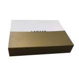packing custom 2mm rigid cardboard brown printed design high-end magnet paper gift boxes for clothes