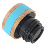 Hot sale 400ml customized stainless steel vacuum flask portable sports insulated cola water bottle with wood lid