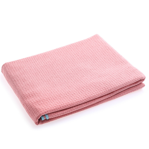 Hot sale oversized  large rectangle  waffle  beach towel  microfiber weave