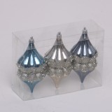 2021 new arrive 12.5*8cm shiny  watermelon red  fat radish with diamond and beads decorated for christmas decoration