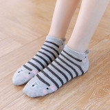 Spring/Summer Women Cotton Women Socks Cotton Socks Cartoon Animals Stuffed Ears Socks