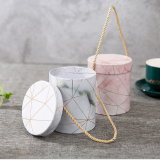 packing biodegradable high quality round tube paper packaging box for skincare products