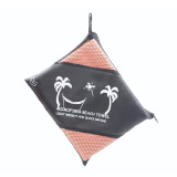 Custom printed soft promotional rally nano towel vs microfiber gym swimming towel with pouch