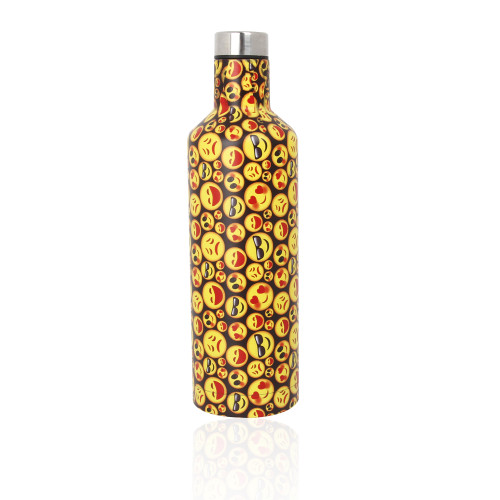 Colorful Laser Mugs Portable Electroplated Wide Mouse Double Wall 18/8 Stainless Steel Vacuum Flask Skinny Bottle