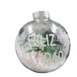 2021 New Design High Sales Christmas PET ball  For Holiday Wedding Party Decoration Supplies Hook Ornament Craft Gifts