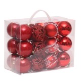7cm Plastic Christmas Ball ornament