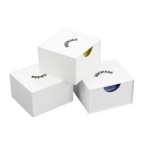 Luxury White Custom Size Logo Bulk Recycled Paper Cardboard Pull Out Slide Drawer Type Gift Shoe Box Packaging