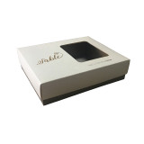 new design simple foldable flat different size sushi packing food drawer box with hinge