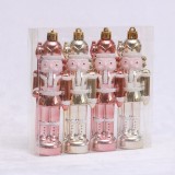 Christmas Ball Set Champagne and Rose Gold Silver Christmas Tree Ornament Christmas Decoration Plastic Mixed Size SY Xmas Round