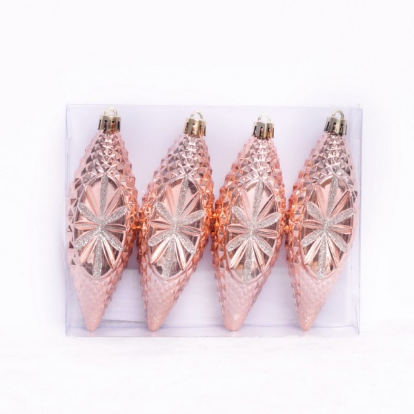 Special shape Christmas ball ornament for home and tree decoration