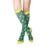 Marathon Outdoor Cycling Running Quick-Drying Breathable Polka Dot Socks Adult Sports Compression Socks