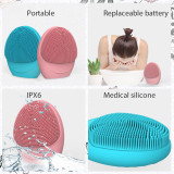 Face Clean Waterproof Vibration Sonic Electric Facial Clean Brush