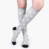 Wholesale Custom Pattern Printing Sports Dot Compression Socks Cycling Running Socks