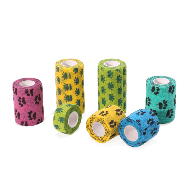 5cmx4.5m Cohesive Bandage Cartoon Pattern Printed Bandage Compression Cohesive Bandage