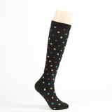Wholesale   Fashional Polka-dot  Striped Mountain-climbing Cycling Outdoor  Sports Compression Socks
