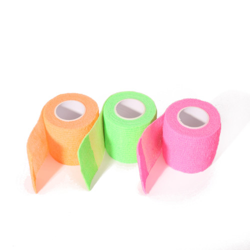 Sport safety cotton cohesive sport bandages roll