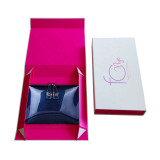Custom Logo Luxury Cardboard Pink Woman Fashion Purse Handbags Boxes With Custom Logo