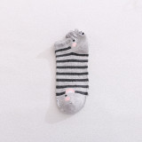 Spring/Summer Women Cotton Women Socks Cotton Socks Cartoon Animals Stuffed Ears Socks