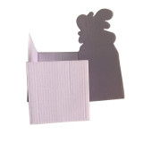 Special textued surface design emboss 3d brand paper foldable scented candles packing glass box