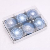 Hot Sale  Plastic Ball for Christmas Tree hanging with Painted
