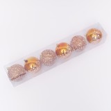 Factory sale 8cm luxury red glitter ball with painted and diamond