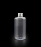 220 250 ml 10 fl oz body care packaging empty round cosmetic clear plastic bottle for shampoo