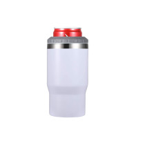 suction coated insulated vacuum metal custom can cooler insulated stainless steel 500 ml