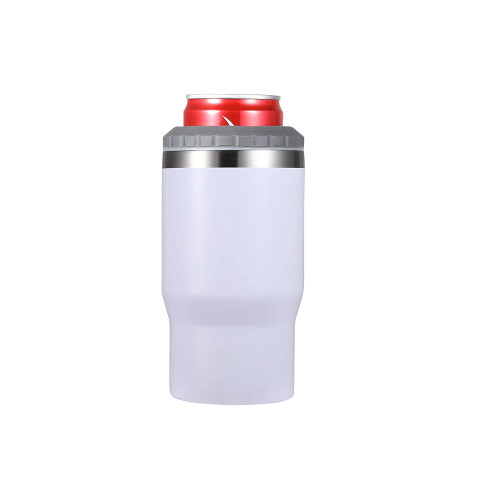suction coated insulated vacuum metal custom can cooler insulated stainless steel 500 ml