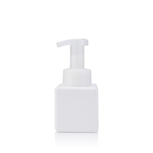 250 gram 450 ml empty rectangle soap foam pump white foaming hand sanitizer plastic bottles for liquid soap with pump