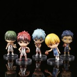 Promotion Of 5pcs/set 8.5 CM 3D Mini Ornaments Japanese Anime Art Kuroko's Basketball Figure